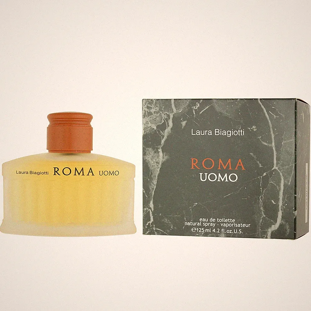 laura biagiotti roma uomo eau de toilette 125 ml parfüm herren