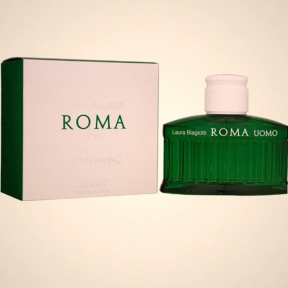 Laura Biagiotti Roma Uomo Green Swing 125 ml Eau de Toilette EDT Herrenduft