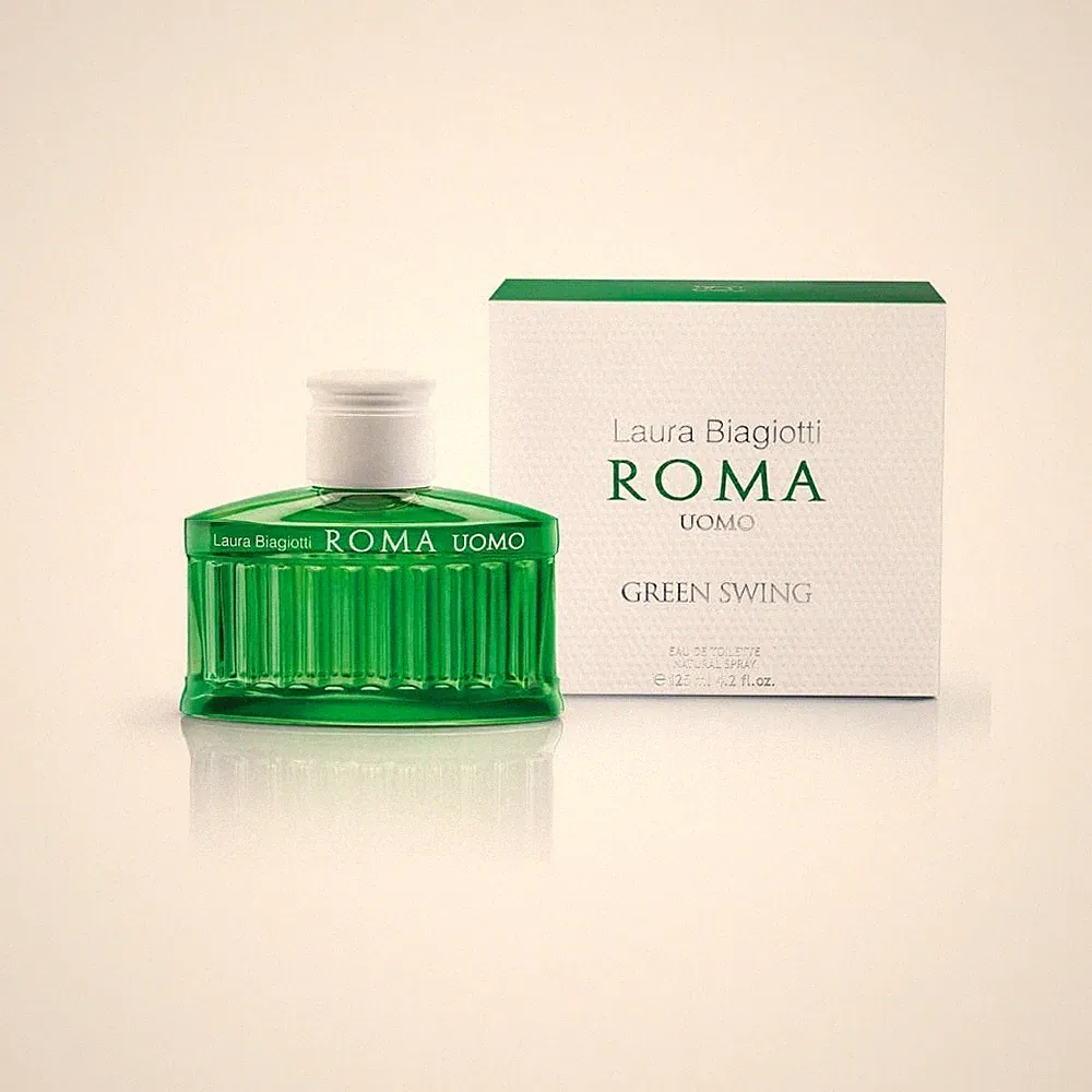Laura Biagiotti – Roma Uomo Green Swing Man Eau de Toilette | 125 ml - Neu & OVP