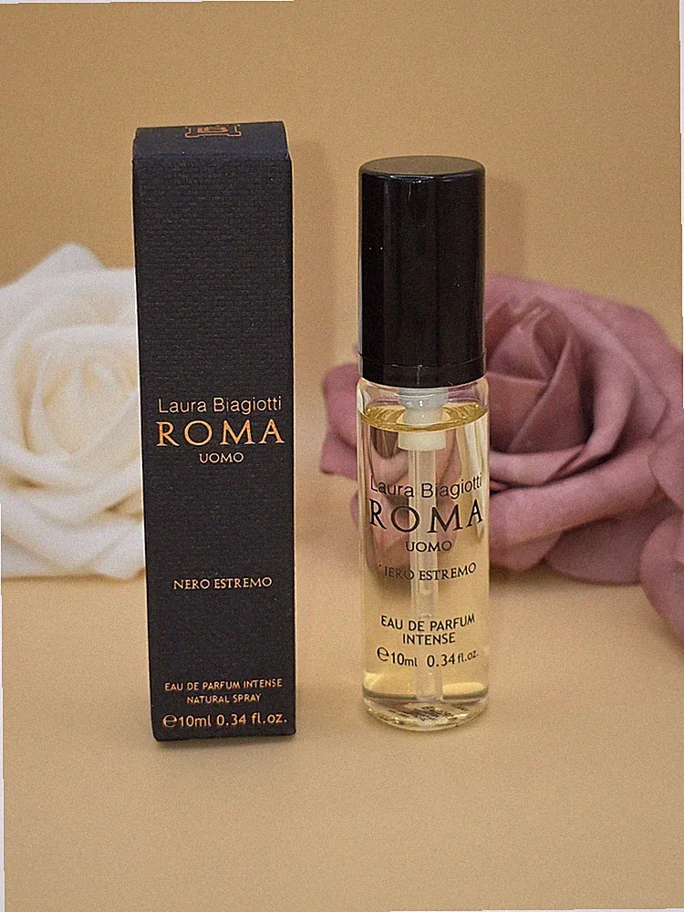 Laura Biagiotti 🤍 Roma Uomo Nero Estremo Eau De Parfum Intense Spray 10ml
