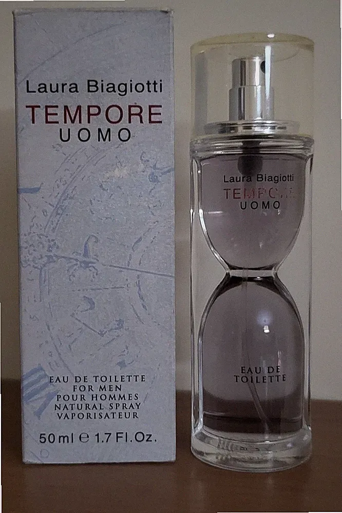 Laura Biagiotti TEMPORE HOMME Eau De Toilette Parfum 50 ml Vintage Neu