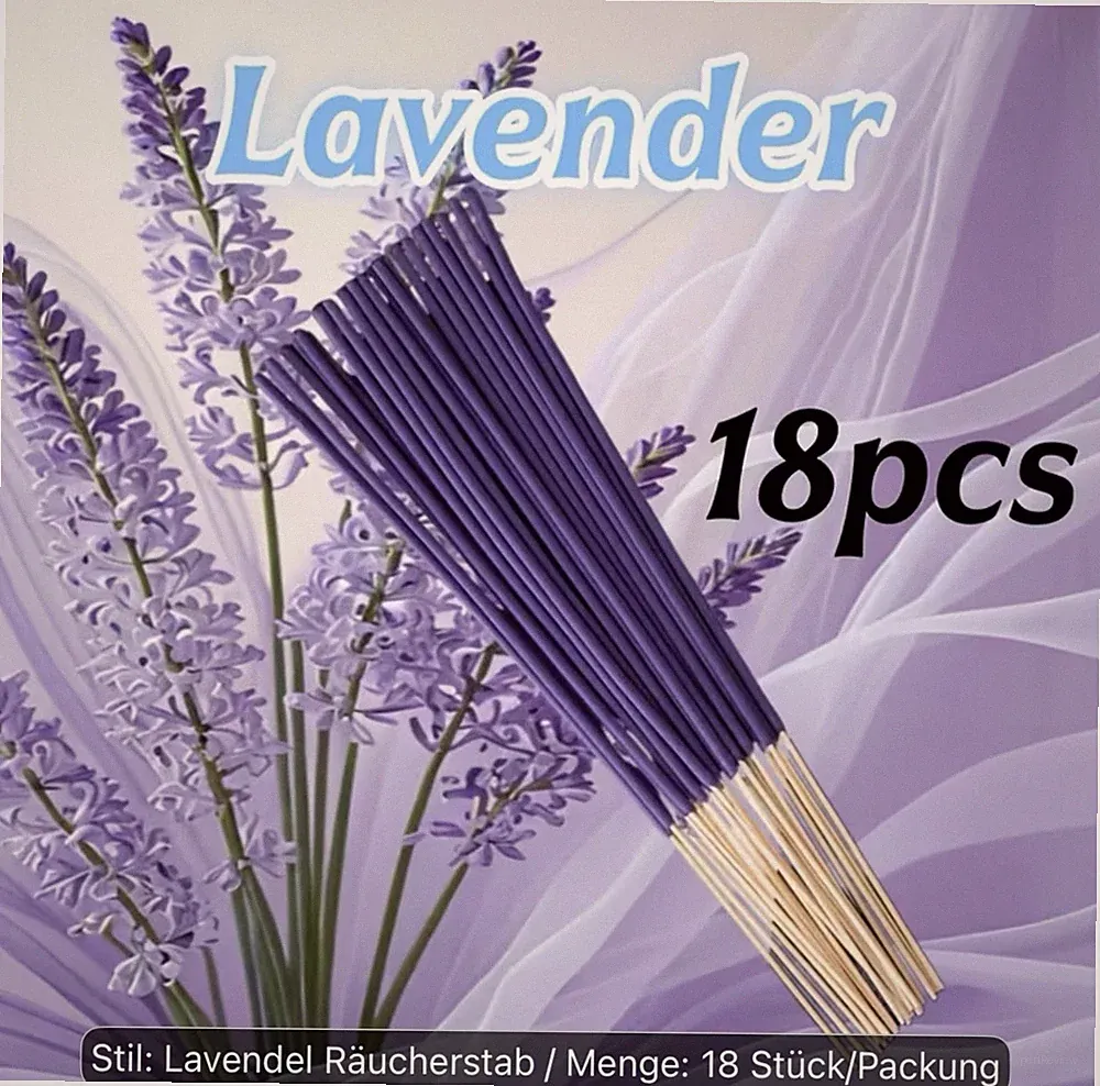 Lavendel Räucherstäbchen Aromatherapie, Raumduft, Meditation, Yoga, Entspannung.