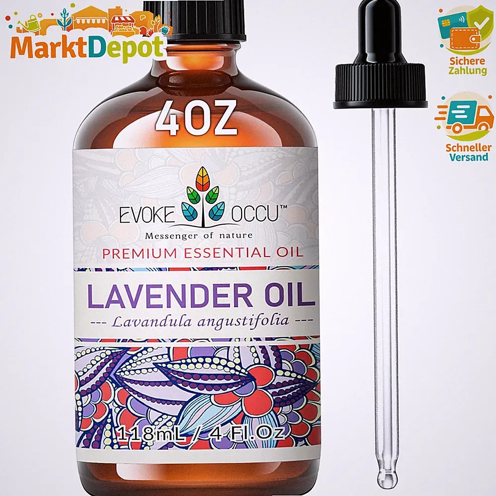Lavendelöl für Diffuser 118ml Beruhigender Duft Entspannung Schlafzimmer Büro