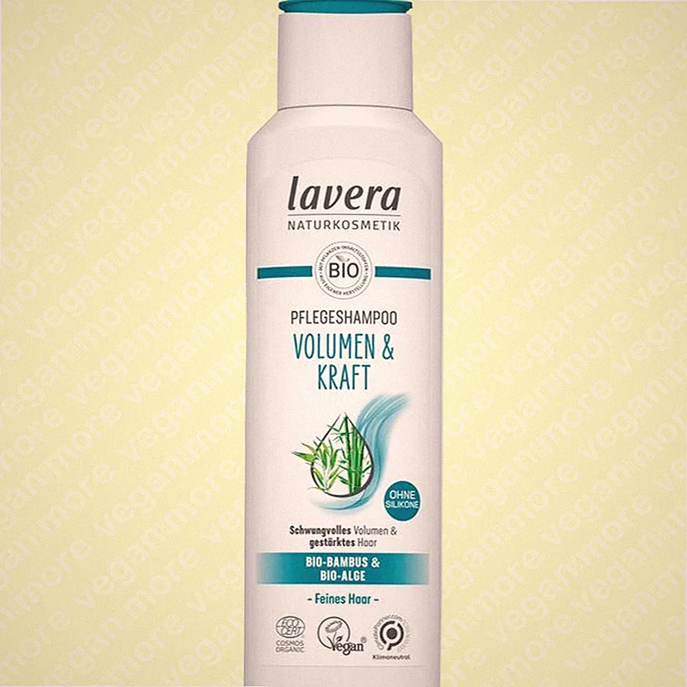 Lavera Pflegeshampoo Volumen & Kraft 250 ml | Bio Bambus | Bio Alge | vegan