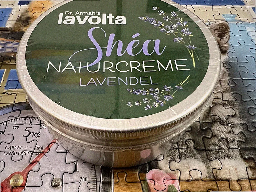 Lavolta Dr. Armah’s Shea Naturcreme Tagespflege Lavendel 225 ml, parfümfrei NEU