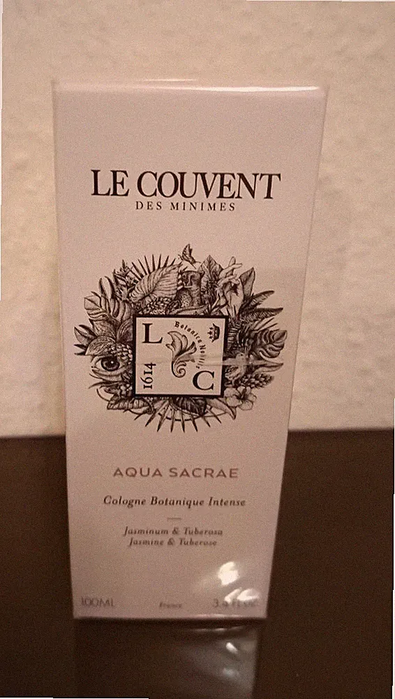 Le Couvent Des Minimes Aqua Sacrae 100 ml Cologne Botanique Jasmine & Tuberose