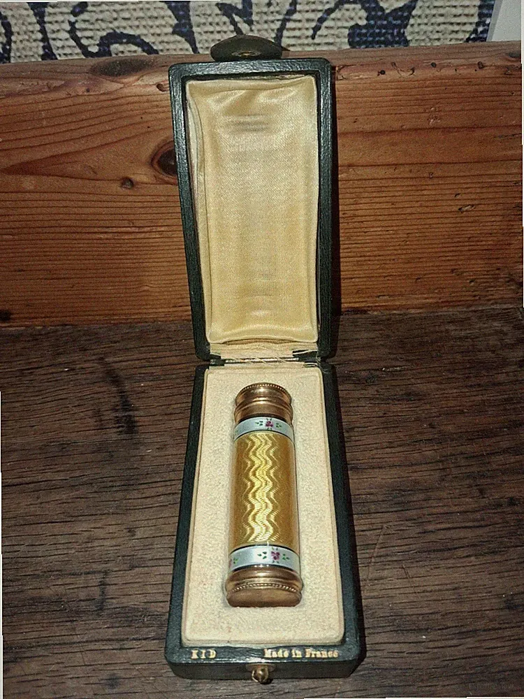 Le Kid Parfum Flakon Parfüm Zerstäuber floral Emailiert? Gelb Frankreich