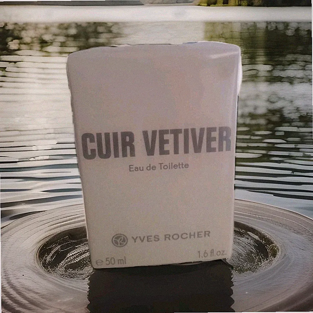 Leder Vetiver Eau De Toilette 50ml YVES-ROCHER voll in der Box.