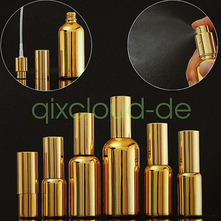 Leere 10ml-100ml Goldglas Sprühflasche Flasche Zerstäuber Flakons für Parfüm