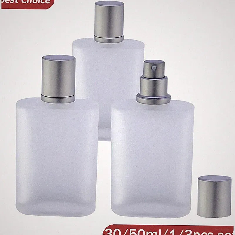 Leere Milchglas-Sprühflasche Parfümzerstäuber Nachfüllen wiederverwendbar