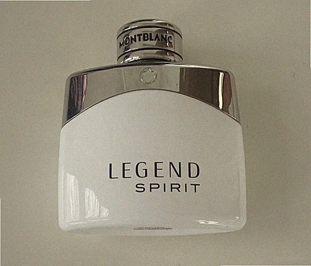 Leerer MONTBLANC Legend Spirit 50ml White Aftershave Parfum Flakon