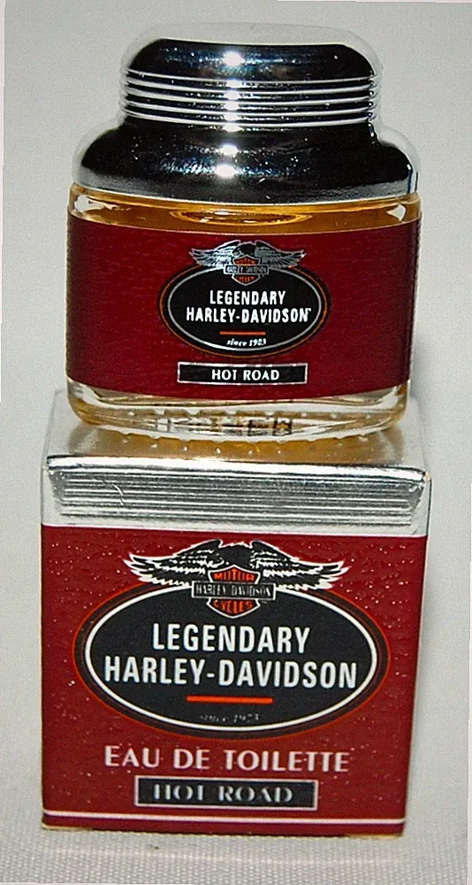 Legendary Harley-Davidson Eau de Toilette Hot Road 3,8 ml Parfüm Vintage NEU Rot