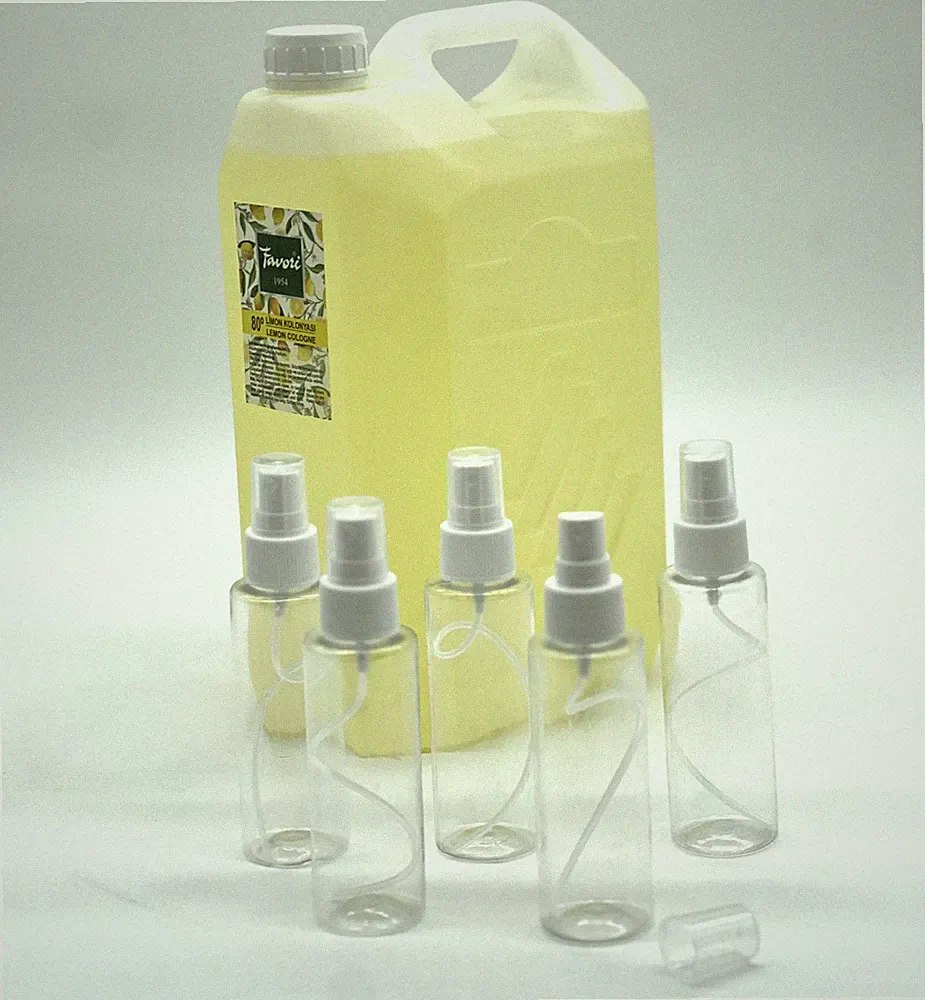 Limon Kolonya 80° Cologne 5 Liter Zitronen Duft inkl. 5x100ml Abfüllflaschen