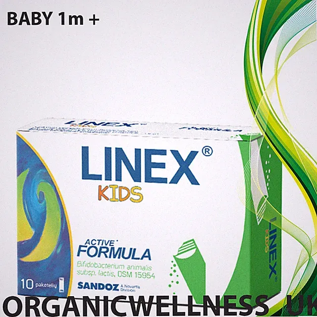 LINEX KIDS Babys ab 1m + Bifidobakterien Ergänzung Ablaufdatum Ende 07/25 10 Beutel