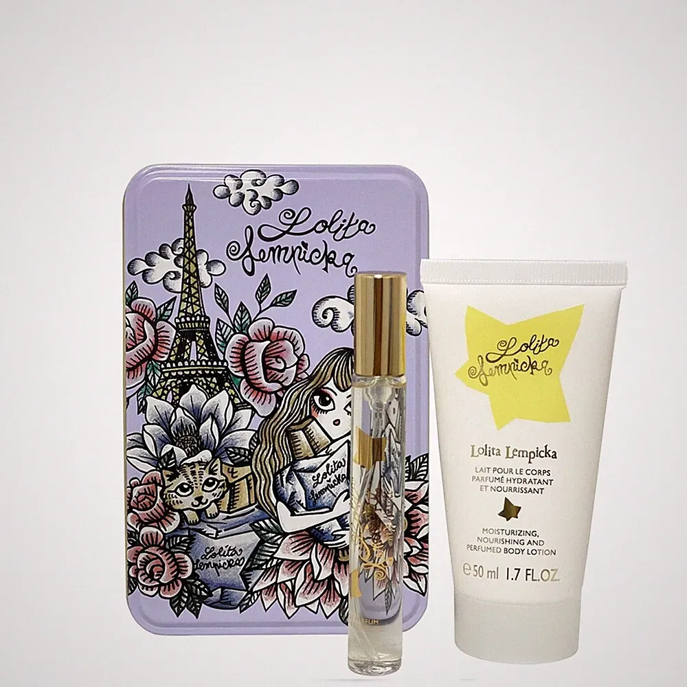 Lolita Lempicka Green Lover Eau De Parfum Spray 7,5 ml + Bodylotion 50 ml Set