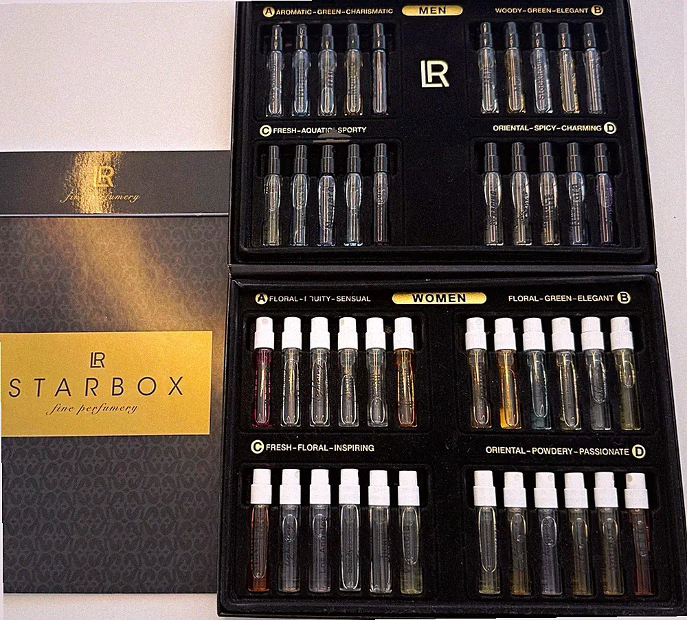 LR Starbox Parfüm Duftproben Set Getestet und Gemischt