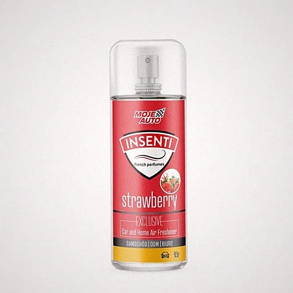 LUFTERFRISCHER 50ML ERDBEERE INSENTI SPRAY / MOJE AUTO