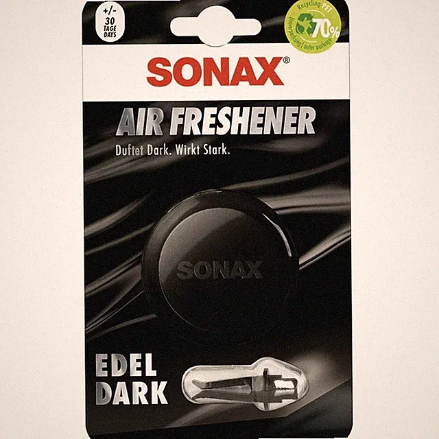 Lufterfrischer Air Freshener EDELDARK blumig SONAX Duftspender Autoduft