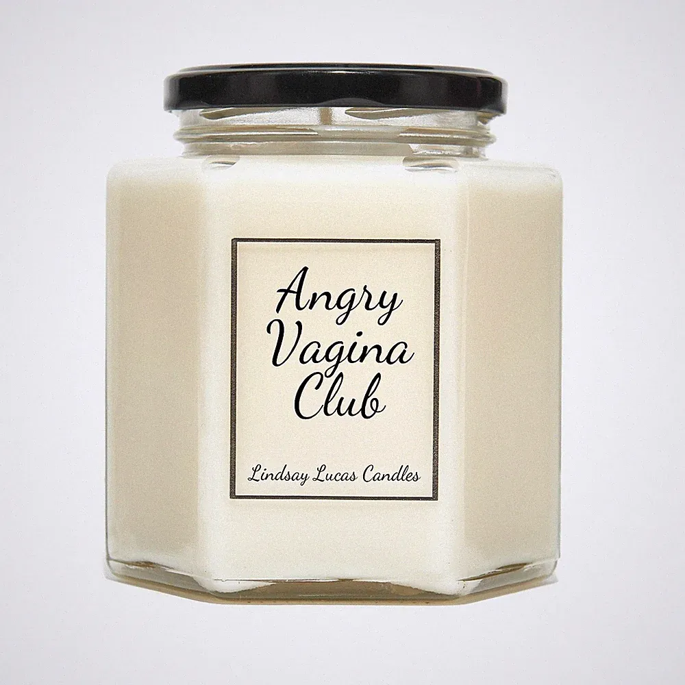 Lustige Duftkerze Angry Vagina Club