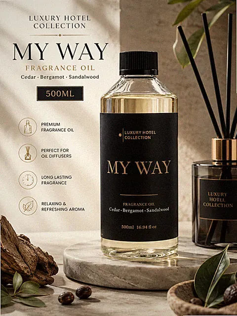 Luxury Hotel Collection 500ml Diffuser Öl - Premium langanhaltender Raumduft