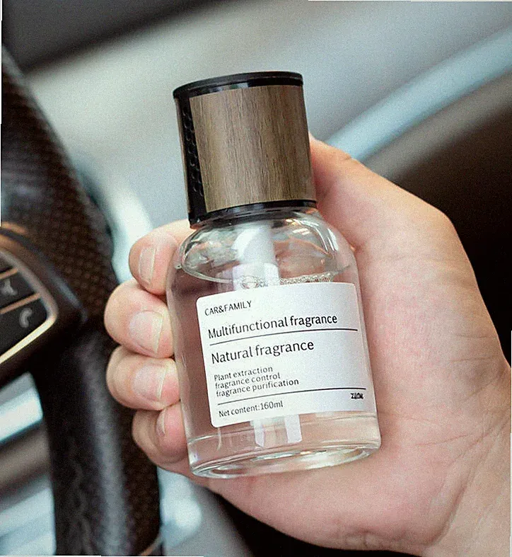 Luxus Auto Parfüm Diffusor-Glas Flakon Lufterfrischer- Zitrus & Zedernholz 120ml