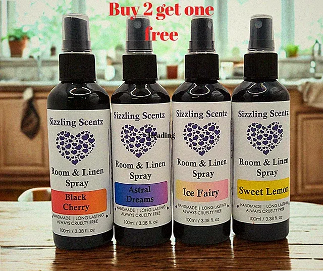 Luxus Raum- & Leinenspray | Handgemachter, veganer, tierversuchsfreier langanhaltender Duft
