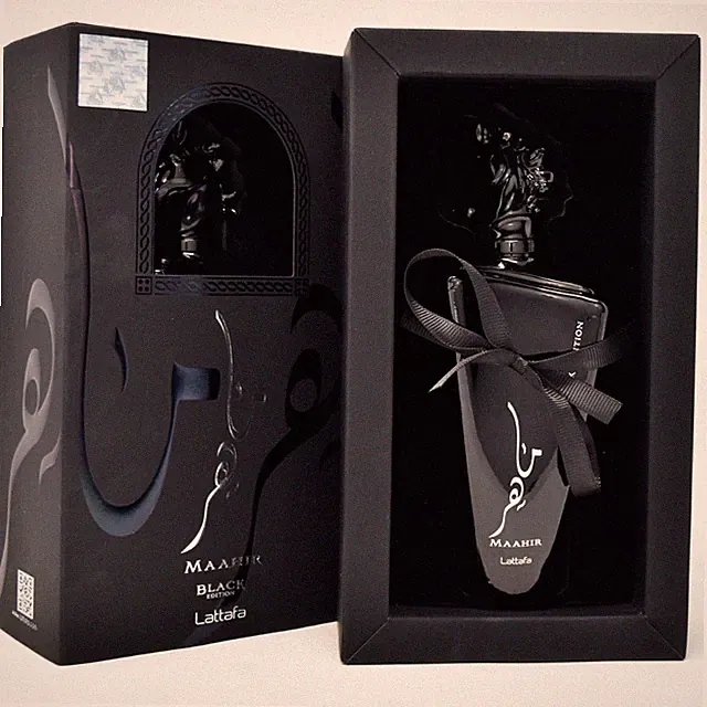 Maahir By Lattafa 100mlEDP Oud Aroma Herren Damen Parfums Spray Duft Geschenk