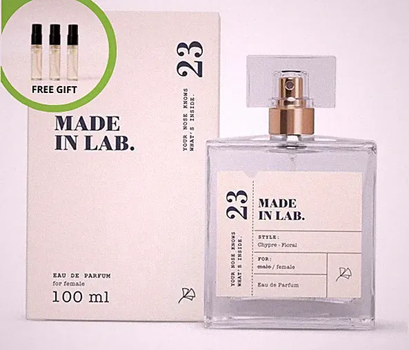 MADE IN LAB 23 WOMEN Eau de Parfum 100ml Damen Chypre, Gardenie EDP