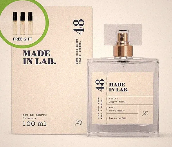 MADE IN LAB 48 WOMEN Eau de Parfum 100ml Damen Chypre, Blumig Duft EDP