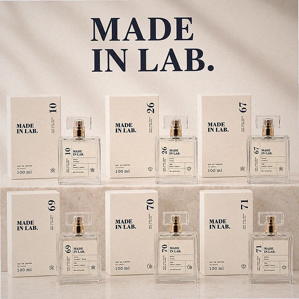 Made in Lab Damenparfüm 100 ml | Über 100 Duftvarianten | Lang anhaltendes EDP