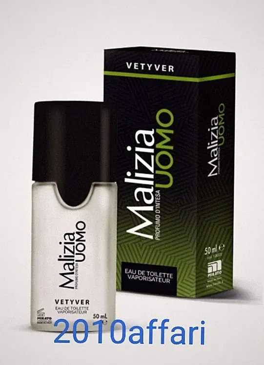 Malizia Uomo Vetiver Parfum D'intesa Eau De Toilette 50 ml Spray