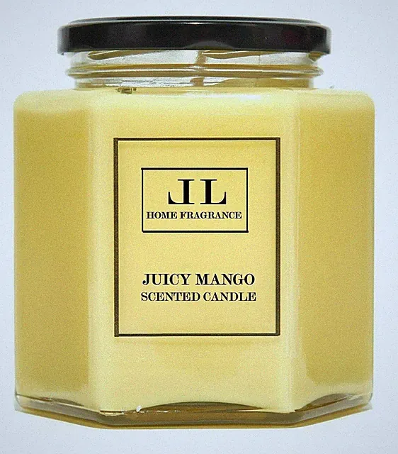 Mango Sojawachs starke vegane DUFTKERZE, natürliche fruchtige Kerze