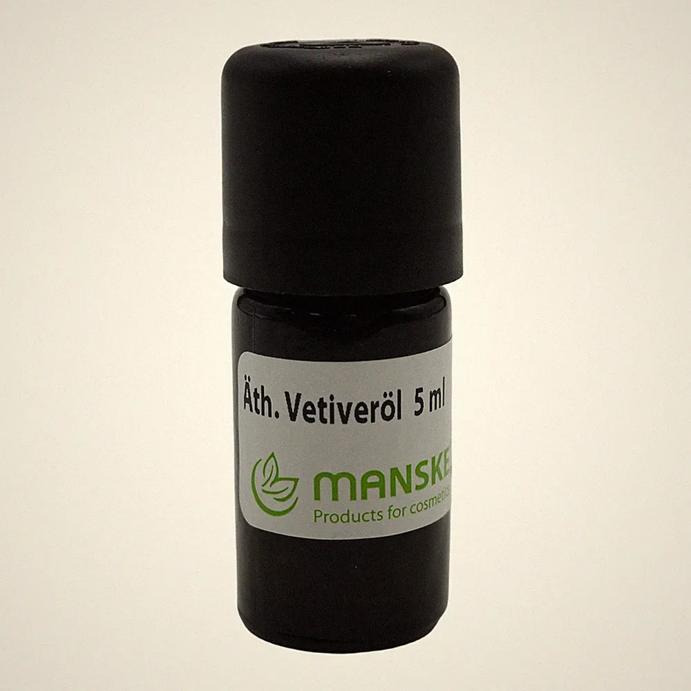 Manske ätherisches Vetiveröl naturrein 5ml Wurzelöl Parfüm, Fixateur, Duftöl