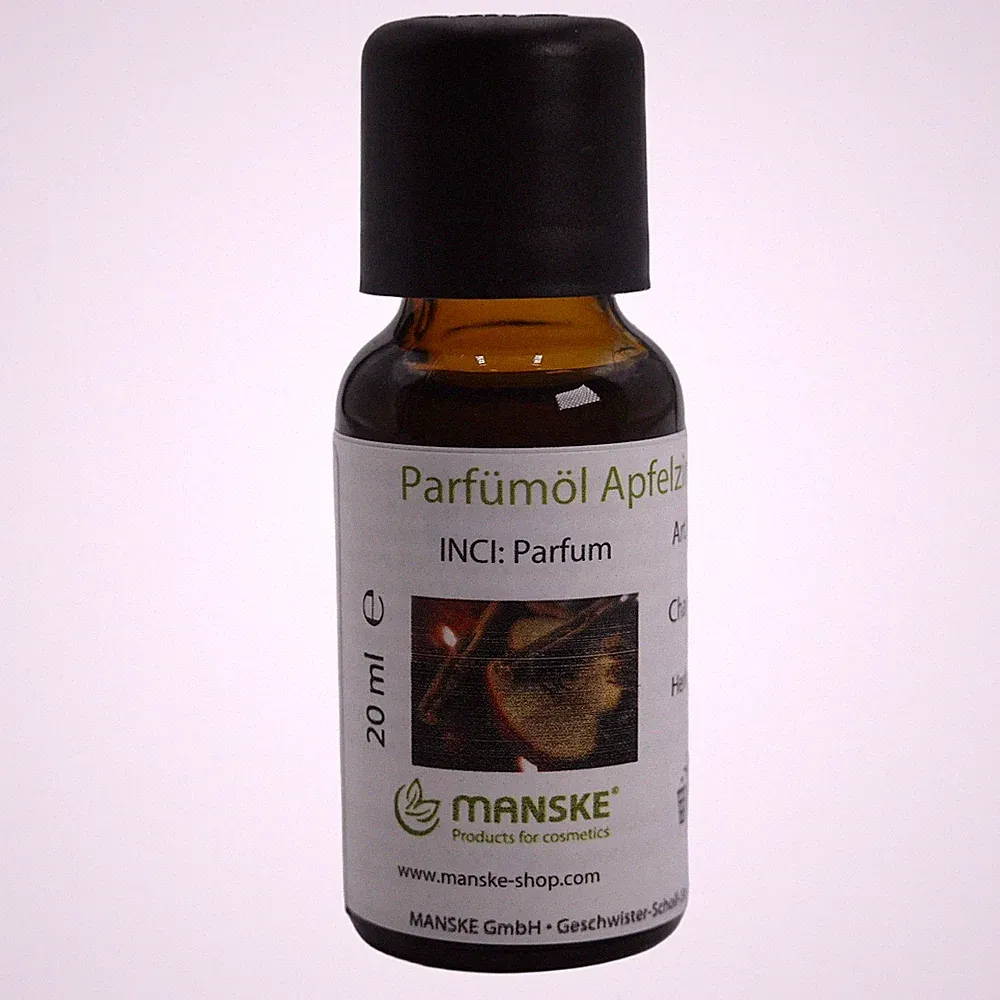 Manske Parfümöl Apfelzimt 20ml / für Kosmetik, vegan, Zimt, Apfel, Duftöl