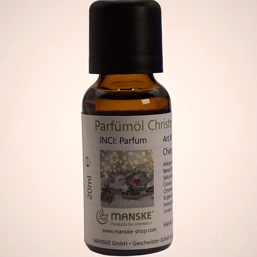 Manske Parfümöl Christmas Spice 20ml / für Kosmetik, vegan, würzig, Duftöl