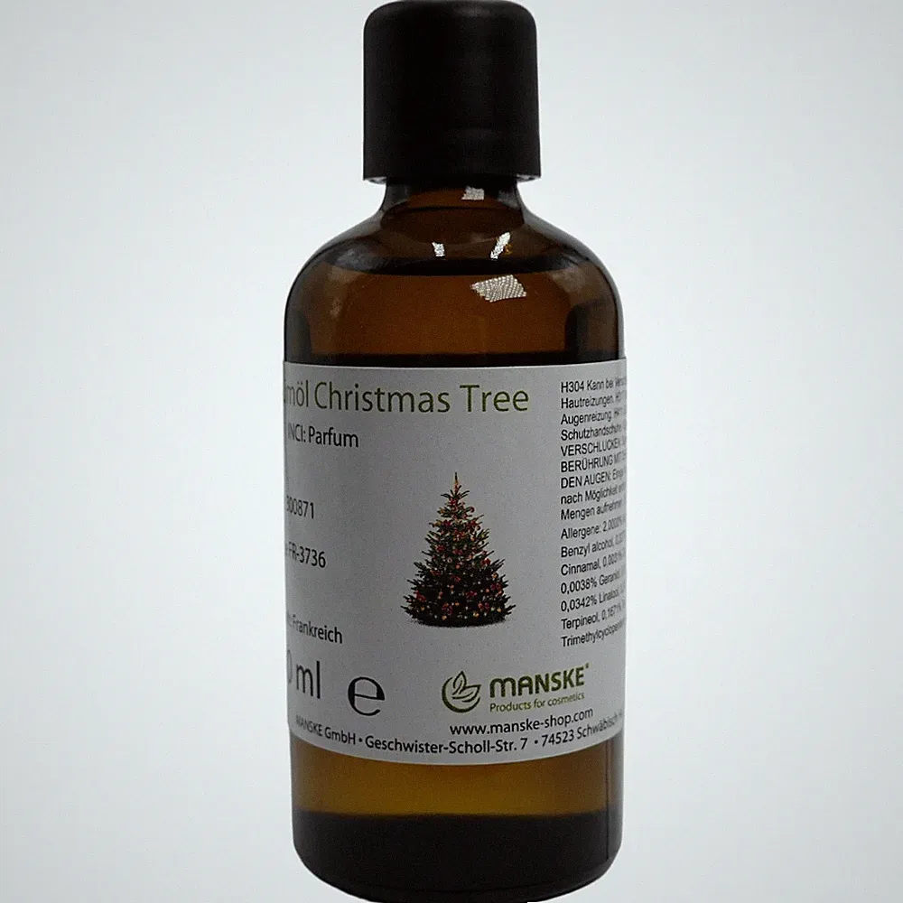 Manske Parfümöl Christmas Tree 100ml / für Kosmetik, vegan, Duftöl, Frisch
