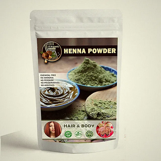 Marokkanisches BIO Rajasthani Henna Pulver dreifach gesiebt 2,8% Lawson 100% rein