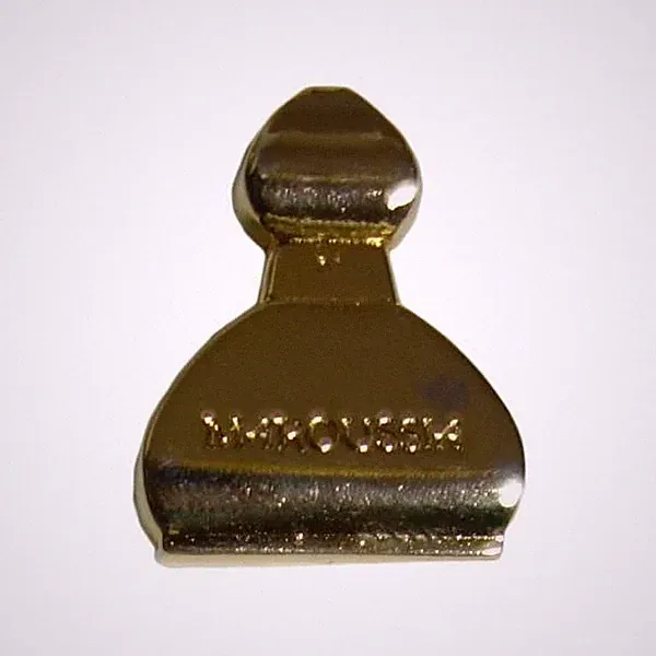 Maroussia Französischer Parfum Flakon Pin Anstecker Vintage Gold Verschluss...