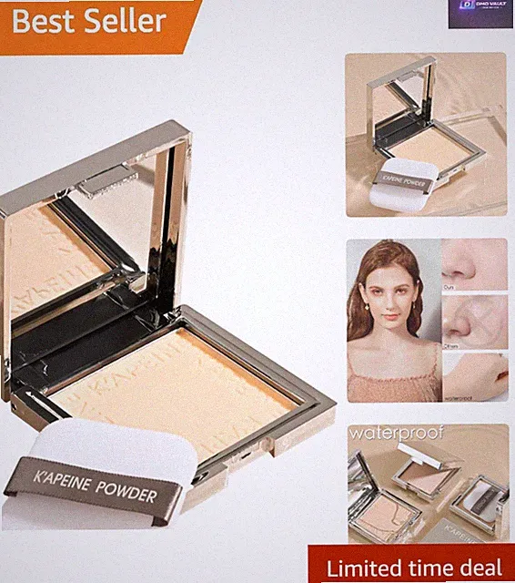 Matte Translucent Face Powder Compact - Oil Control & Colour Correction