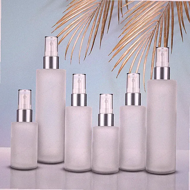 Mattiertes leeres Glas Parfüm Spray Flasche Nebel Zerstäuber nachfüllbar Aromatherapie