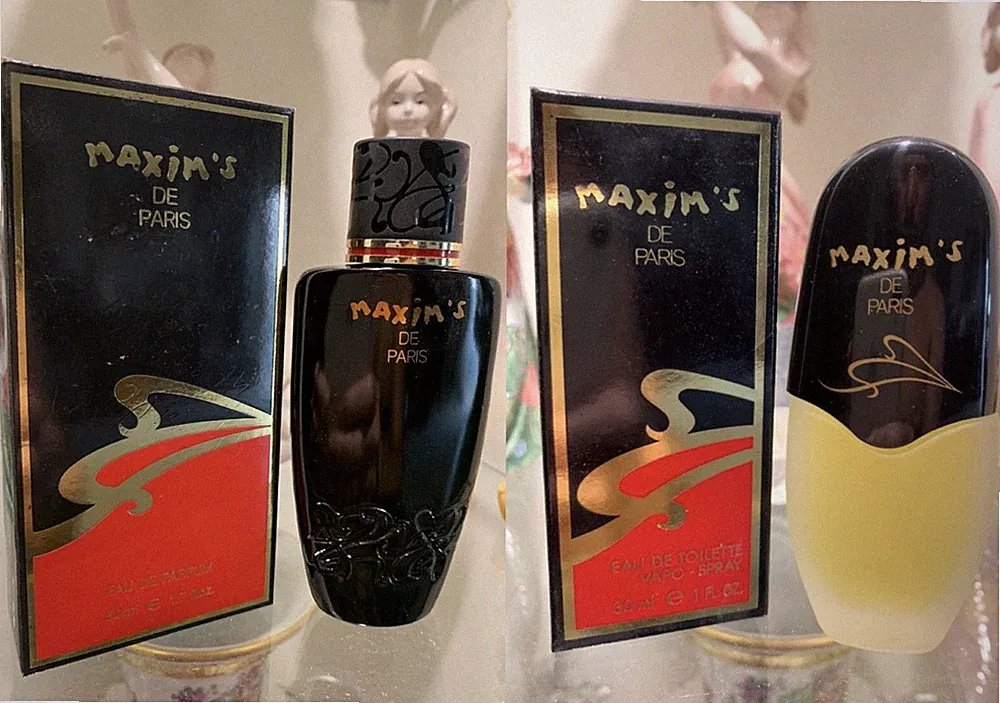 MAXIM’S DE PARIS EAU DE PARFUM 50ML SPLASH + EAU DE TOILETTE SPRAY 30ML VINTAGE