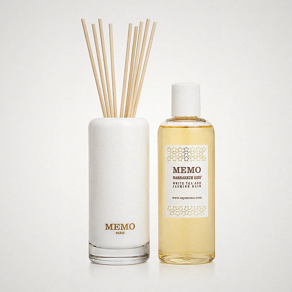 Memo Marrakech Kiss White Tea and Jasmine Rain raumduft Diffuseur de parfum 250g