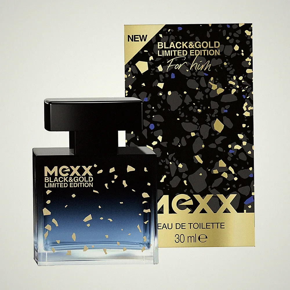 Mexx Black and Gold Man Eau de Toilette 30ml