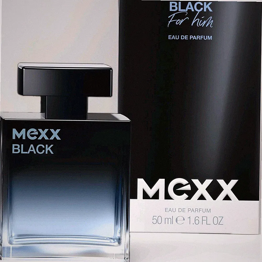 Mexx Black For him Eau de Parfum Spray vegan Pfeffer Zedernholz 50 ml