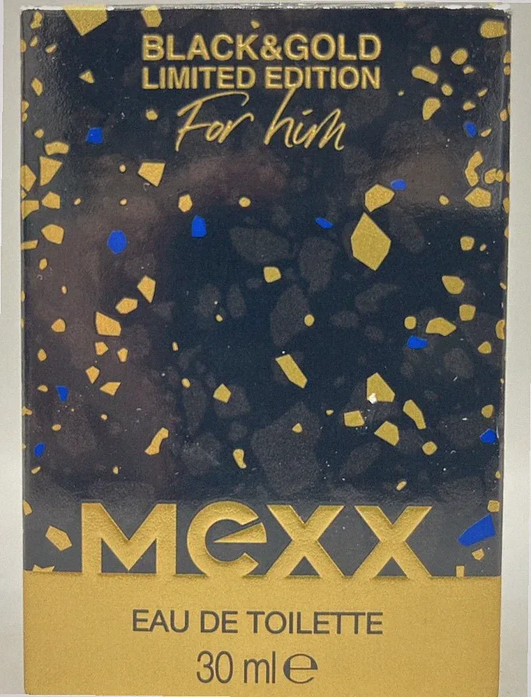 Mexx Black&Gold Limited Edition Herrenduft EDT 30ml Eau de Toilette Spray Parfum