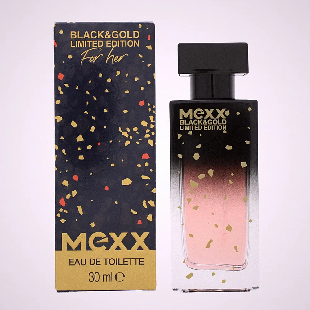 Mexx Black & Gold Limited Edition Woman Eau de Toilette sinnlich blumiger Damend