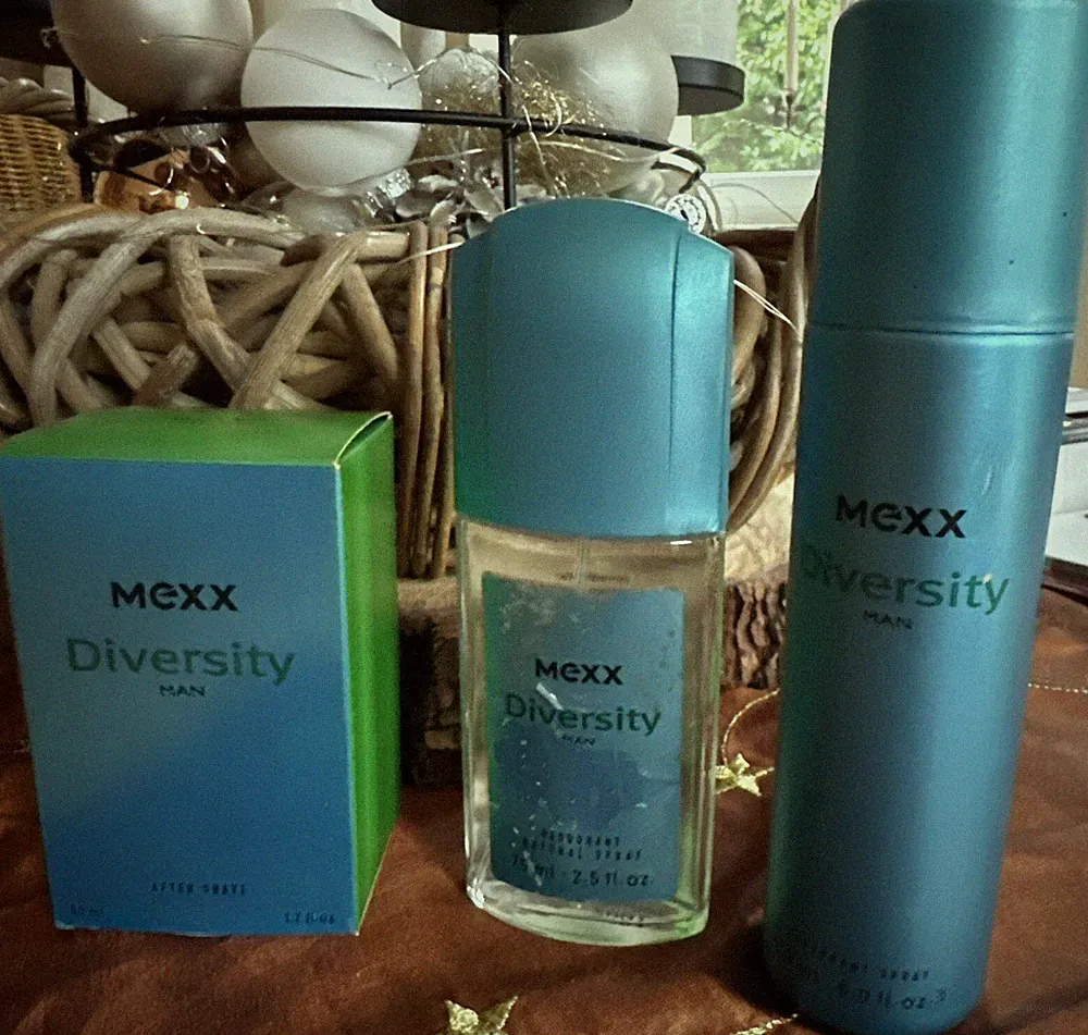 Mexx Diversity Man After Shave 50 ml + Deodorant Spray und Deodorant Zerstäuber