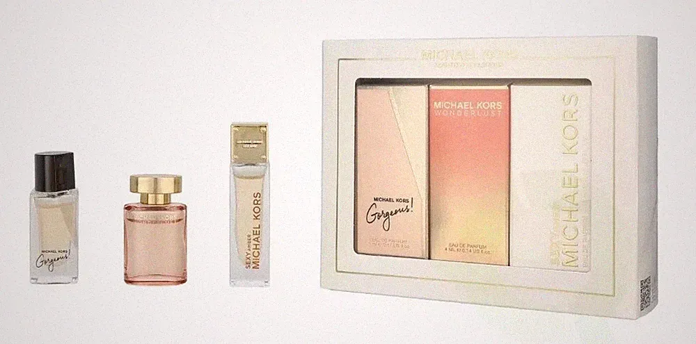 MICHAEL KORS EDP MINI SET (WUNDERSCHÖN! 5ML + WONDERLUST 4ML + SEXY AMBER 5ML)