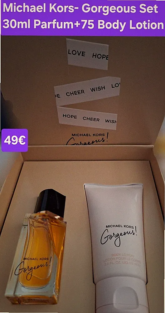 Michael Kors Gorgeous! Geschenkset Eau de Parfum Spray 30 ml + Body Lotion 75 ml