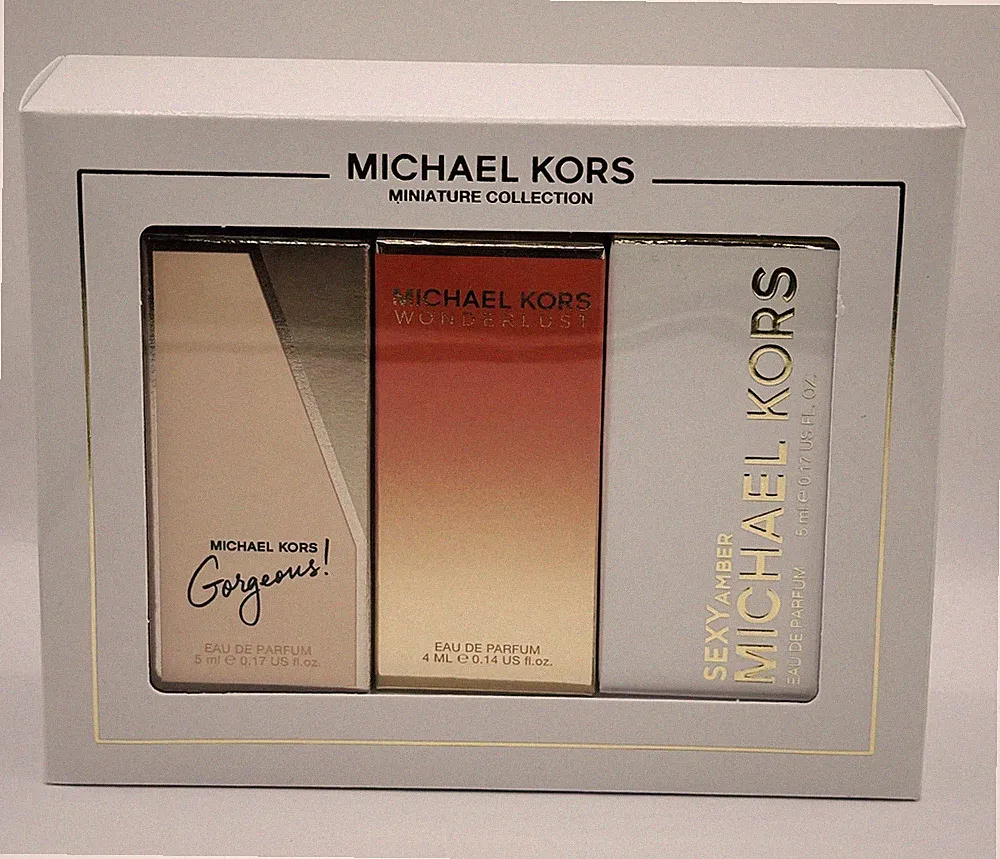 MICHAEL KORS MINIATURE COLLECTION Set mit 3 Eau de Parfum 5 ml / 4 ml / 5 ml